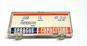 Sprague Hy-340 Vintage New Hypercon .022 Mf 12v Ceramic Disc Capacitor