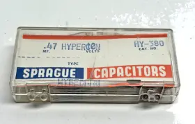 Hy-380 Sprague Vintage .47 Mf Hypercon Capacitor Nos Cera-mite