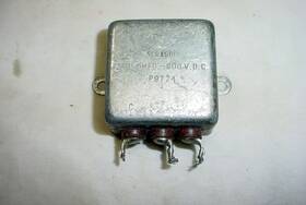 Sprague P9724 2x 1uf 600vdc Oil Capacitor Tube Amps
