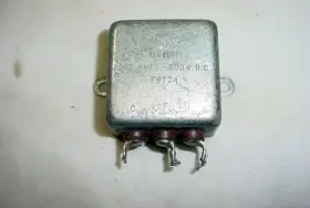 P9724 Sprague 2x 1uf 600vdc Oil Capacitor Tube Amps