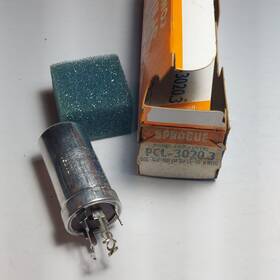 Sprague Pcl-3020.3 500-450-100 Mfd 16-16-6 Wvdc Can Capacitor Vintage Old Stock