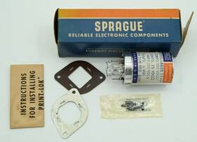 Sprague Pcls-4605.11 20-4-20-100mf 350-350-25-6wvdc Electrolytic Can Capacitor