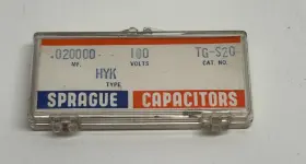 Tg-s20 Sprague Vintage Hyk .02uf 0.02 Mf 100 Volts Capacitor Nos