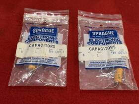 Sprague Tva-1207.7 10 Vintage Atom Paper Capacitors