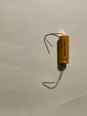 Tva-1209 Sprague Atom Capacitor Tva 1209 500uf 0-25dc