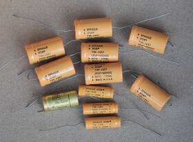 Sprague Tva-1657 Vintage Atom Tube Amp Capacitors Lot 400v