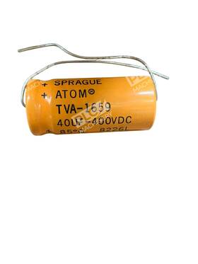 Sprague Tva-1659 Atom 40 F 400v Axial Electrolytic Capacitor Vintage Audio Tube
