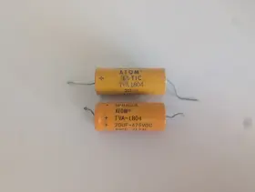 Tva-1804 Sprague 2 Atom 20uf 475 Vdc Capacitors Paper And Plastic - Used