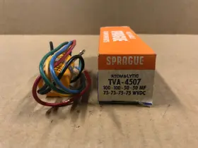 Tva-4507 Sprague Nos Vintage Atom-lytic - Capacitor