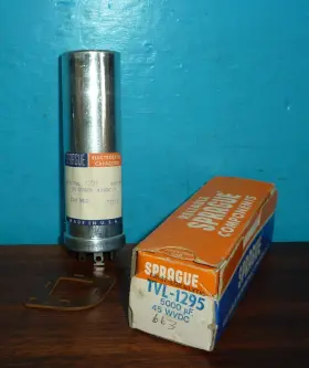 Tvl-1295 Sprague Electrolytic Can Capacitor 5000uf 45v Nos
