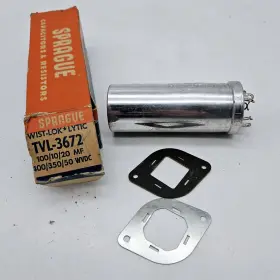 Tvl-1471 Sprague Tvl 3672 Can Electrolytic Capacitor Twist Lok Lytic Nib