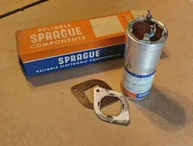 Tvl-1584 Sprague Vintage Twist Lok Capacitor 150uf 300 Wvdc Nos Tvl-1584 Sprague Vintage Twist Lok Capacitor 150uf 300 Wvdc Nos