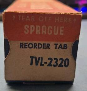 Sprague Tvl-2320 Capactiors Twist-lok 50 Mf Wvdc New-old Stock