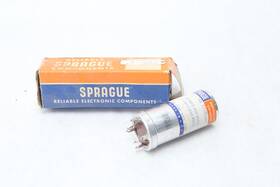 Sprague Tvl-2776 Nos 80uf 10uf 450vdc Twist-lok Electrolytic Cap R13