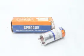 Tvl-2776 Sprague Nos 80uf 10uf 450vdc Twist-lok Electrolytic Cap R13