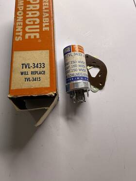 Sprague Tvl-3433 Electrolytic Capacitor 20uf 150wvdc Vintage Nos