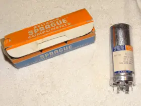 Tvl-3711.3 Sprague 1 X Twist-lok Electrolytic Cap Nos Nib #3