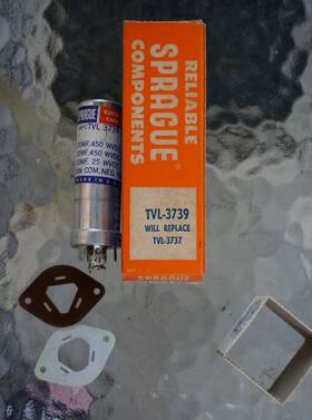 Sprague Tvl-3739 20 Uf 450/450v/25v Tvl 3739 Capacitor - Brand New