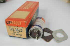 Sprague Tvl1622 Tvl-1622 Twist-lok Lytic 50mf 350 Wvdc Capacitor Nos