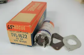Tvl-1622 Sprague Tvl1622 Twist-lok Lytic 50mf 350 Wvdc Capacitor Nos