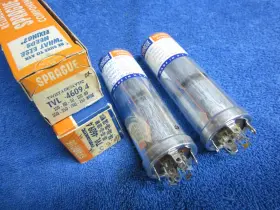 Tvl4609.4 Sprague 2 Nos Vintage Can Capacitor 100-60uf 350v 10uf 200v 100uf 150v