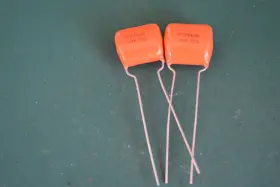 225p400v Sprague Vishay Orange Drop Nos .1 Uf 400 Vdc Audio Receiver Guitar Tone Capacitors 2