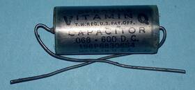 Sprague Vitamin Q 196p68306s4 .068 Uf 600 Vdc Audio Guitar Amplifier Paper/oil Nos Capacitor