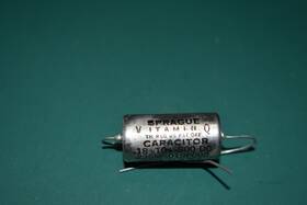 Sprague Vitamin Q 235ms019p098 .18 Uf 300 Vdc Audio Receiver Guitar Amplifier Tone Capacitor