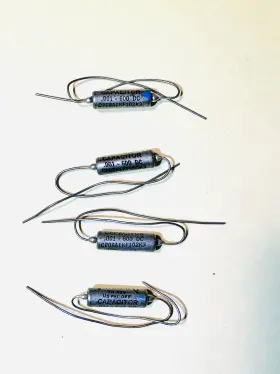 Cp08a1kf102k3 Sprague Vitamin Q 4x Nos .001 F 600v Pio Capacitors Vintage Usa
