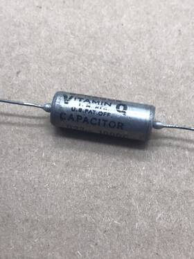 Sprague Vitamin Q L196p22351s2 5 Nos .022 Uf 100v Capacitor Pio Oil 196p Polarized Amp Tone