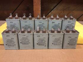 Sprague Vitamin Q P50063 Lot Of 10 Nos 1.0uf 600v Mil-spec Pio Caps Tested