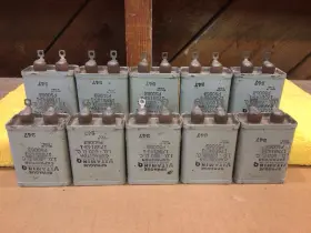 P50063 Sprague Vitamin Q Lot Of 10 Nos 1.0uf 600v Mil-spec Pio Caps Tested