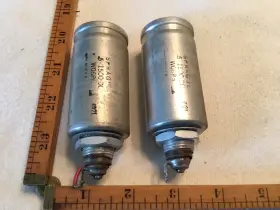 Wo6p6 Sprague Can Capacitor 0.5uf 1500vdc Panel Mount Single Hole