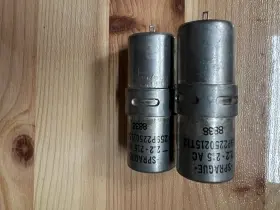 259p2250215t12 Spraque 2x 2.2uf 215v Vitamin Q Type Paper In Oil Capacitor New