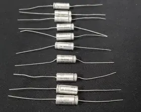 Te-1211 Spraque Lot Of 10 Vtg 30d Capacitors 100uf 25v Axial Tube Amp Audio Usa