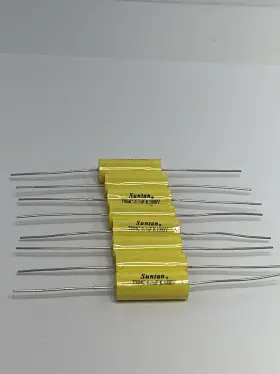 Pb-60 Suntan Ts04c 8- Vintage .1 Uf 1000vdc Nos Film Capacitors