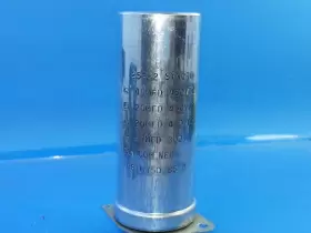 50mf Syncro 25-32 Multi-section 4 Capacitor Tested 40mf 20mf 450v 300v Heathkit