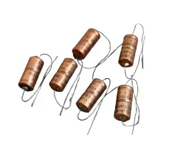 Emw02392 Syncro Vintage Metal Capacitors 150 Ufd 50vdc - Nos Set Of 6