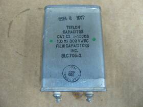 Teflon C2-3-1000b One Piece Film Capacitor 1 Mfd 300 Vdc