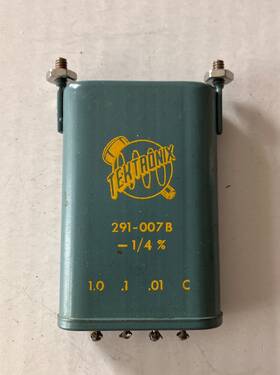 Tektronix 291-007b Multi-section Can Capacitor 1.0 .1 .01uf