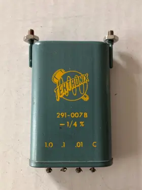 291-007b Tektronix Multi-section Can Capacitor 1.0 .1 .01uf