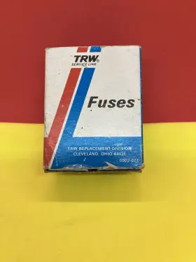 621027 Trw 100- Nos Service Cleveland Oh Usa Vintage Replacement Fuses Agc 2&7.5 Buss