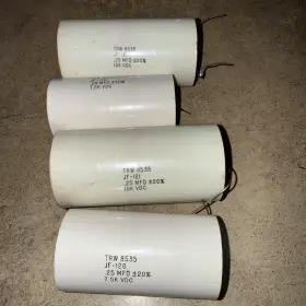 8535 Trw Lot Of 4 .25mfd Capacitors 2 10 K Vdc 7.5 New Used