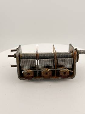 Ussr 10 430 Capacitor Air Variable 3 Section 480pf Per Pf