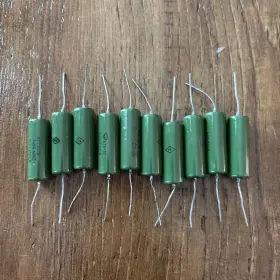 K75-10 Ussr 10 Pcs Pio Capacitor 0.22uf 250v 10% Audio Amplifier Nos