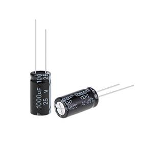 Uxcell 041814664019 25pcs Aluminum Electrolytic Capacitors 1000uf 25v 105c
