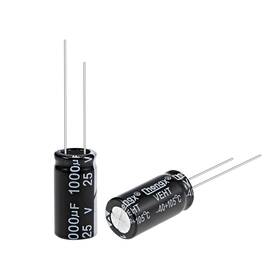 Uxcell 041814664170 1000uf 25v Capacitor Aluminum Electrolytic Capacitors 105c High Temp 18pcs
