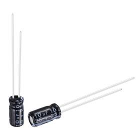 Uxcell 632702042356 10uf 25v Capacitor Aluminum Electrolytic Capacitors 105c High Temp 50pcs