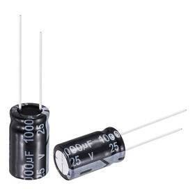 Uxcell 632702042400 1000uf 25v Capacitors Aluminum Electrolytic 105c High Temp 10pcs