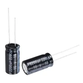 105c Uxcell 632702042431 2200uf 16v Capacitor Aluminum Electrolytic Capacitors High Temp 18pcs